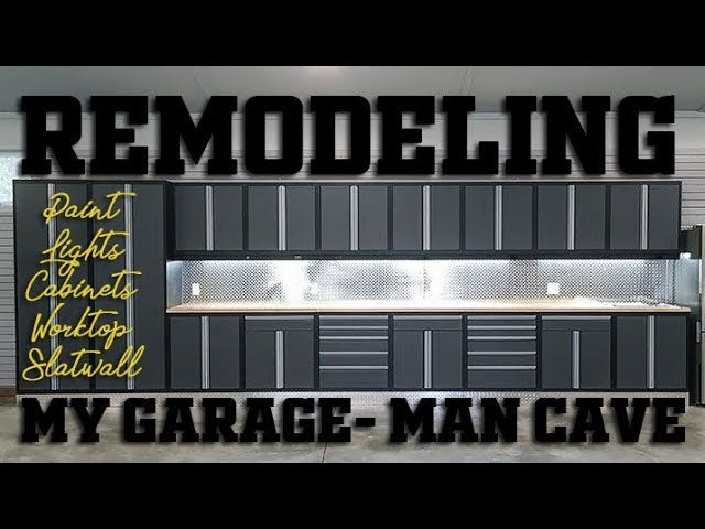 I order my Garage cabinets from NewAge Product and Start painting my walls
