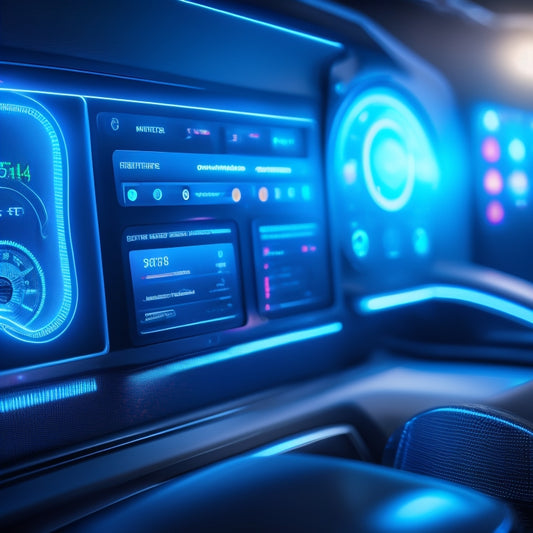 A futuristic, sleek dashboard with interconnected gears, wires, and screens, surrounded by blurred forum avatars, with a large, glowing manual in the center, radiating light and energy.