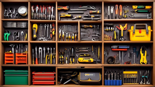 Create an image of a tool chest filled to the brim with various tool chest accessories neatly organized and optimized for storage efficiency. The tools should be displayed in a way that showcases the versatility and functionality of the accessories, 