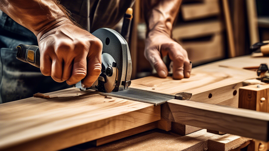 Create an image of a carpenter working on a intricate woodworking project, showcasing essential carpentry skills such as precision measuring, sawing, planing, and joinery techniques using traditional hand tools and woodworking equipment. Capture the 