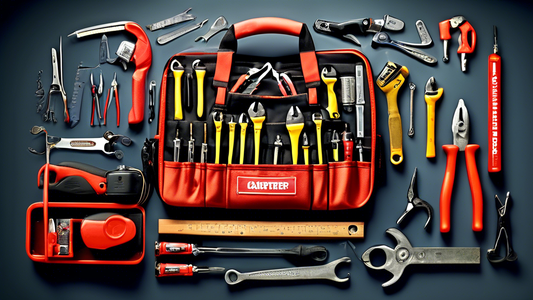 Create an image of a diverse collection of tool kits, each tailored for a specific profession or task. Include a mechanic's toolbox with wrenches and sockets, a carpenter's toolkit with saws and hammers, an electrician's bag with wire strippers and v