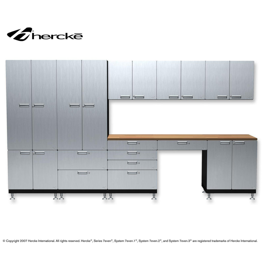Hercke Storage Desk Garage Cabinet System